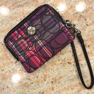 Coach mini wristlet
